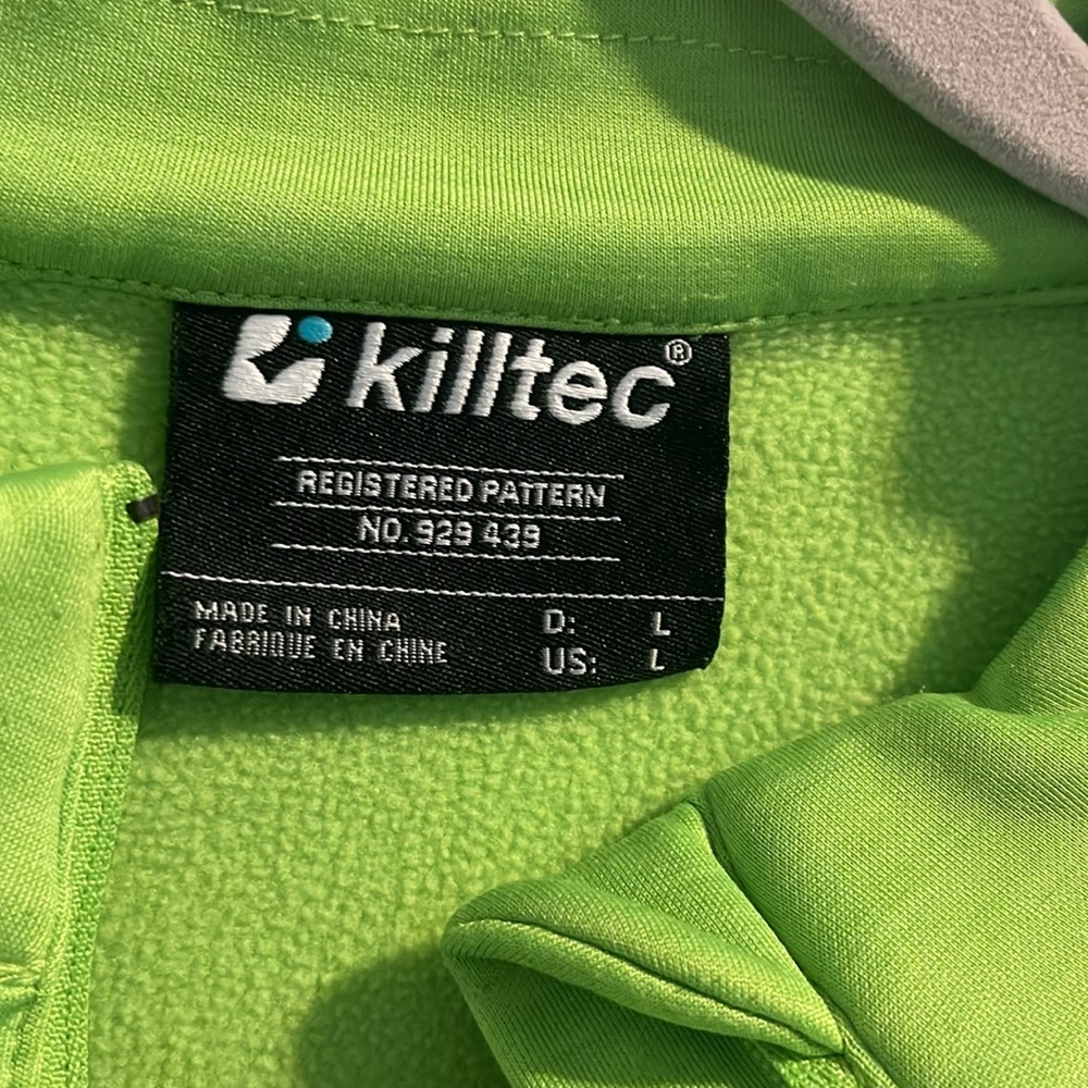 Killtec Vibrant Green Half-Zip Pullover - image 2